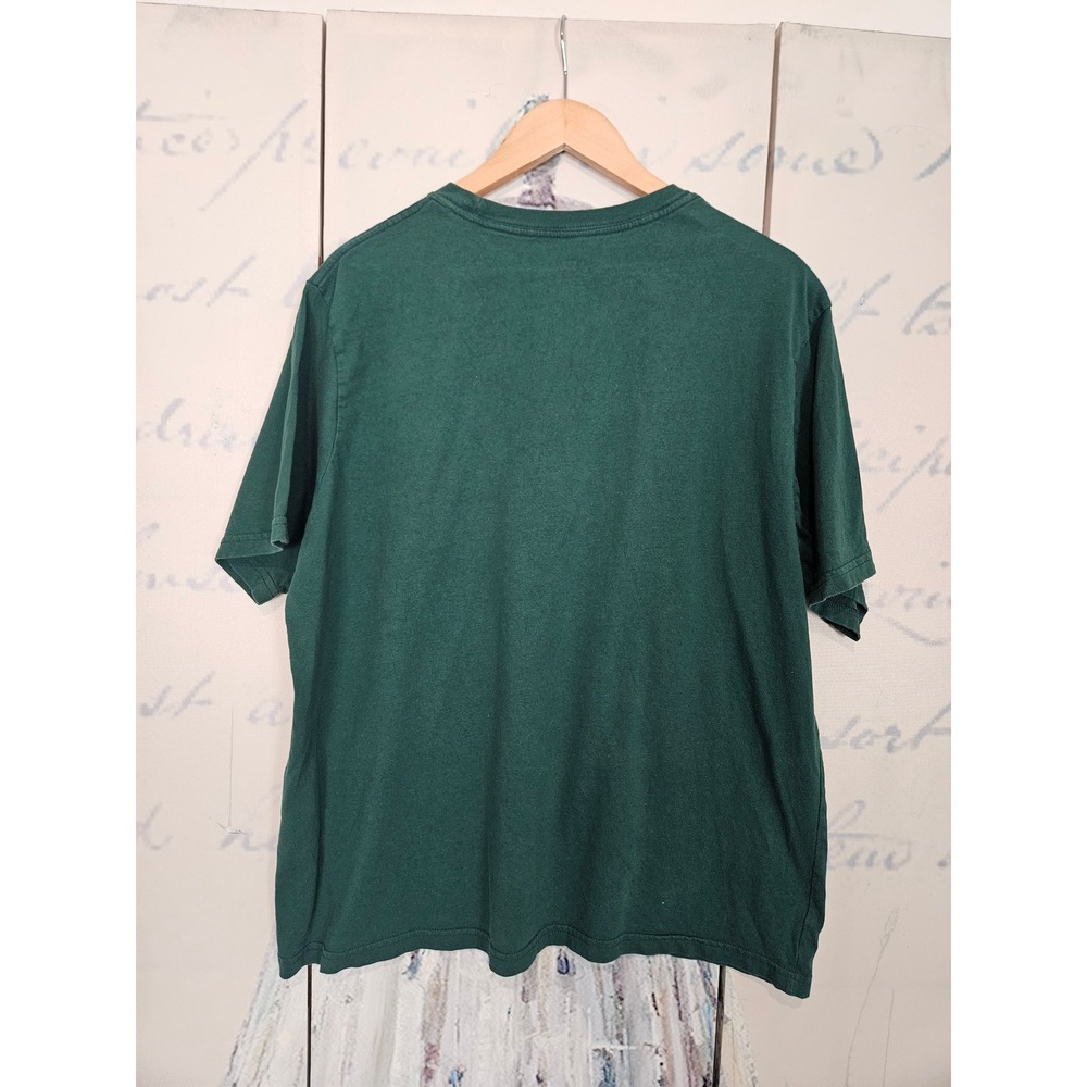 Levis T Shirt XL Green Relaxed Fit Mountain Graphic Arch Logo Short Sleeve Tee - Picture 2 of 7